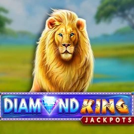 Jackpots logo of Diamond King Jackpots from SpinPlay Games at LolaJack Casino
