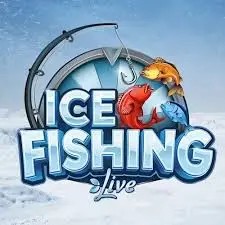 Ice Fishing Live slot icon by Evolution, available at LolaJack Casino