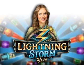 Official Live Casino logo: Lightning Storm by Evolution at LolaJack Casino