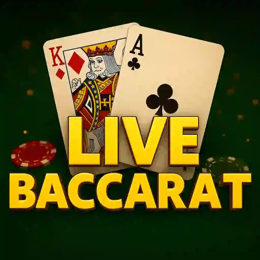 Live Baccarat logo – Live Casino by Evolution at LolaJack Casino